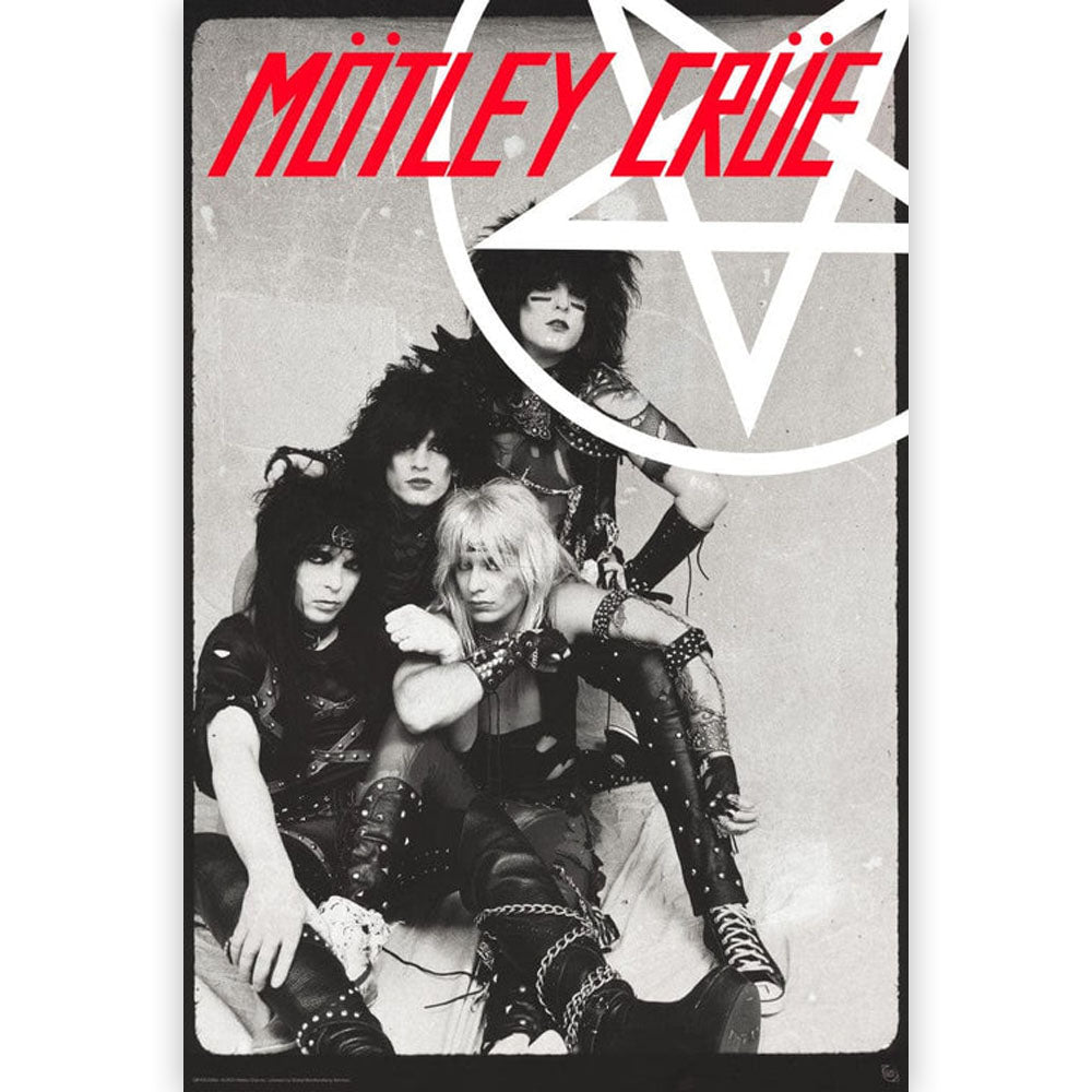 MOTLEY CRUE モトリークルー (来日 40周年 ) - Pentangle / ポスター 【公式 / オフィシャル】