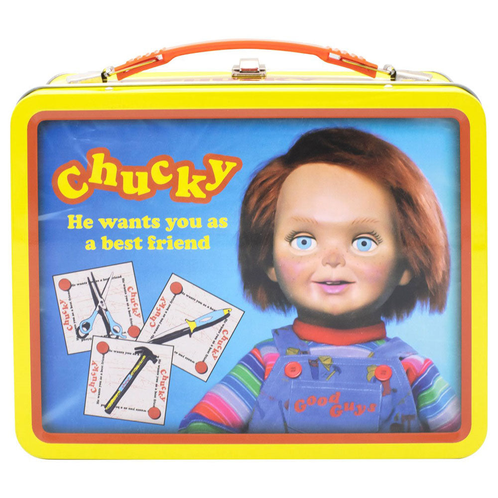 CHILD'S PLAY チャイルドプレイ - CHUCKY GEN 2 FUN BOX / Tin Tote / バッグ 【公式 / オフィシャル】