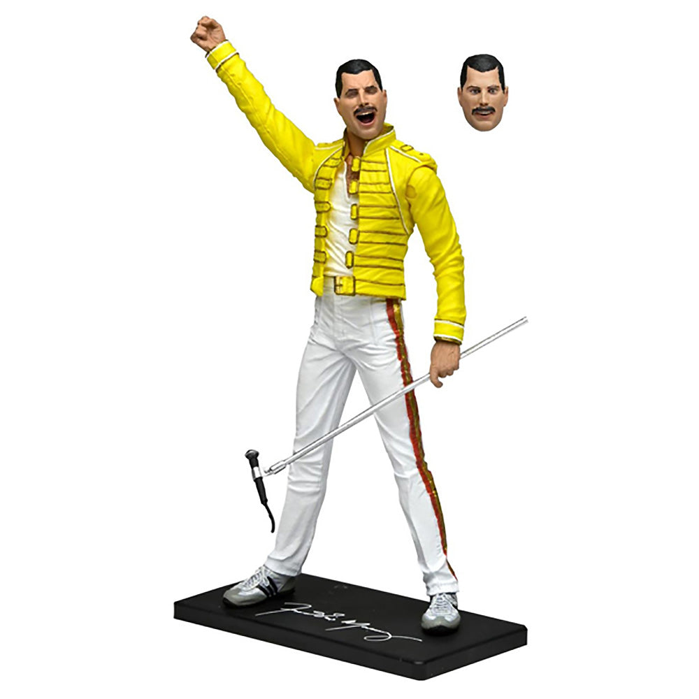 QUEEN - (結成 55周年 ) - FREDDIE MERCURY (YELLOW JACKET) 7in SCALE ACTION FIGURE