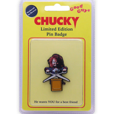 CHILD'S PLAY - Chucky Limited Edition Pin Badge