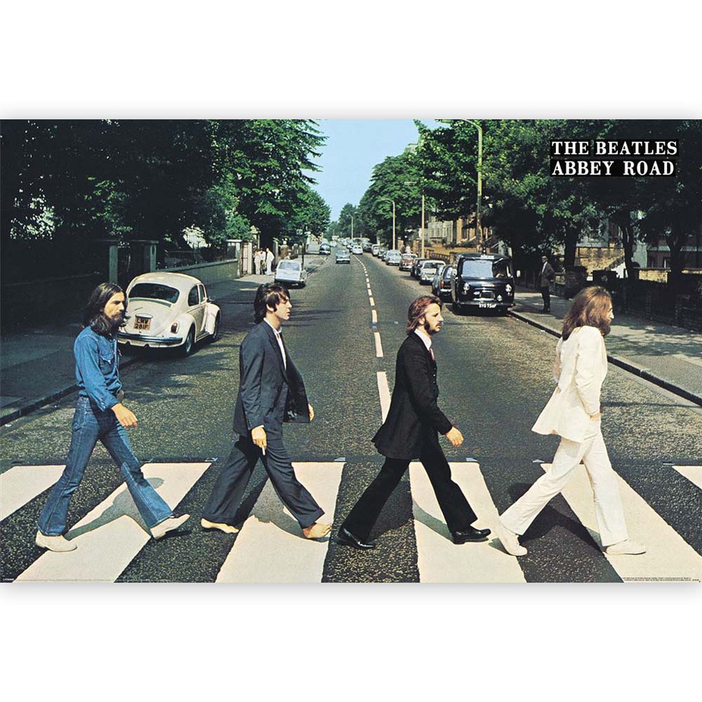 THE BEATLES ビートルズ (結成 65周年 ) - Abbey Road / ポスター 【公式 / オフィシャル】