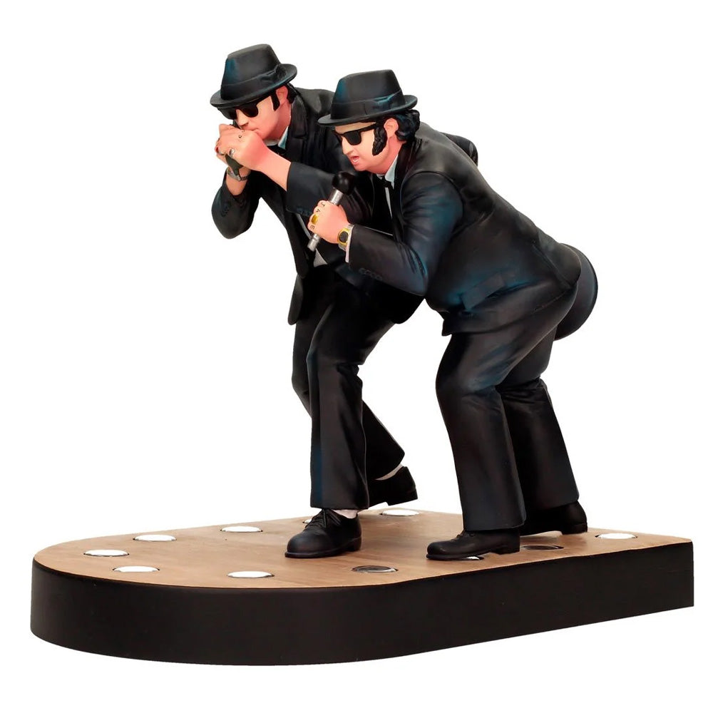 BLUES BROTHERS (45th Anniversary) - Jake and Elwood Blues Singing 1:10 Scale Figure with Lighted Base / Figures &amp; Dolls
