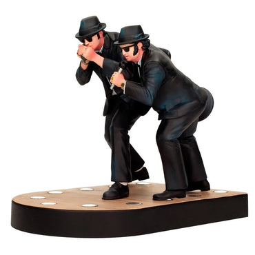 BLUES BROTHERS ブルースブラザーズ (公開 45周年 ) - Jake and Elwood Blues Singing 1:10 Scale Figure with Lighted Base / フィギュア・人形 【公式 / オフィシャル】