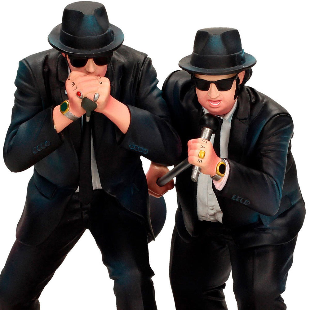 BLUES BROTHERS (45th Anniversary) - Jake and Elwood Blues Singing 1:10 Scale Figure with Lighted Base / Figures &amp; Dolls