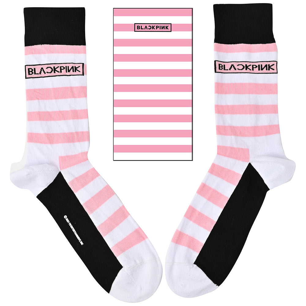 BLACKPINK ブラックピンク - Stripes & Logo / ソックス / メンズ
