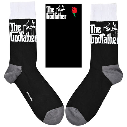 GODFATHER ゴッドファーザー (GODFATHER 3 公開35周年 ) - Logo White / ソックス / メンズ 【公式 / オフィシャル】