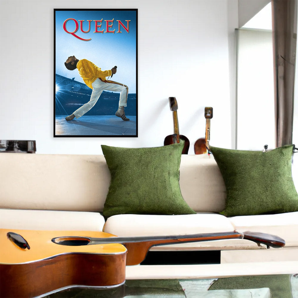 QUEEN (50th Anniversary of First Visit to Japan) - Wembley / Poster