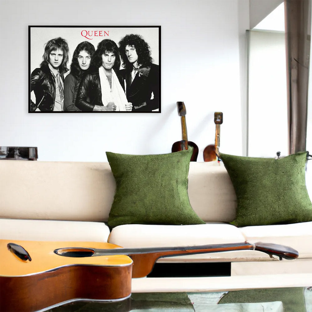 QUEEN (50th Anniversary of First Visit to Japan) - [Worldwide Limited to 2000] Black &amp; White - Compressed / Poster