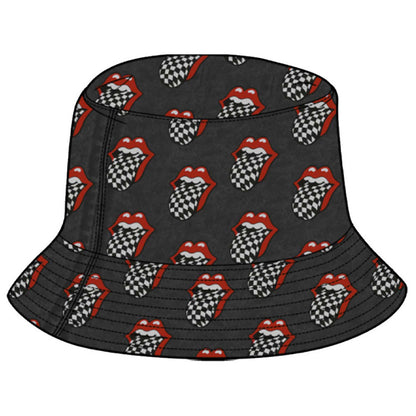 ROLLING STONES ローリングストーンズ (来日 35周年 記念 ) - Checker Tongue Pattern / キャップ / メンズ 【公式 / オフィシャル】