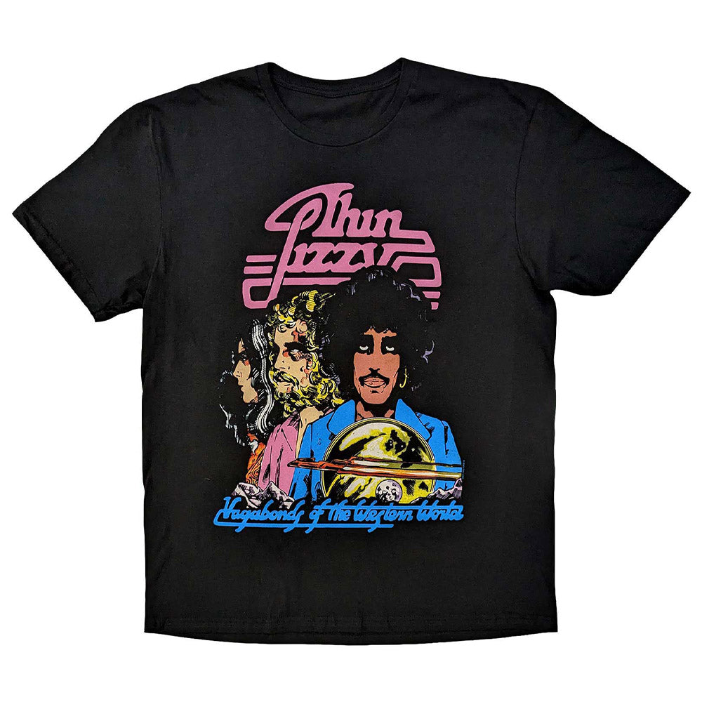 THIN LIZZY シンリジィ - Vagabonds of the Western World Tracklist / バックプリントあり / Tシャツ / メンズ 【公式 / オフィシャル】