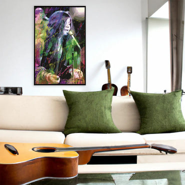 JANIS JOPLIN Janis Joplin (Memorial 55 Years) - David Lloyd Glover / Poster