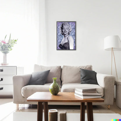 MARILYN MONROE - Purple / Poster