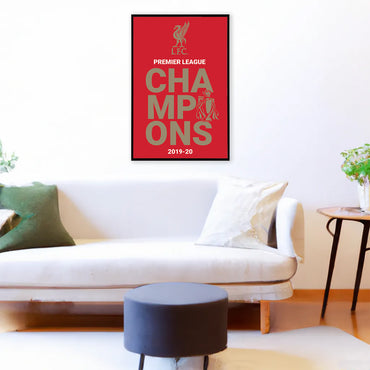 LIVERPOOL FC リヴァプールFC - Champions 2019/20 Logo / ポスター