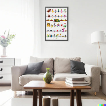 SUPER MARIO Super Mario - Character Parade / Poster