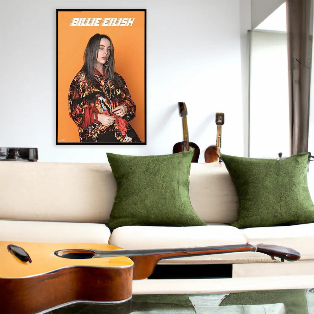 BILLIE EILISH ビリーアイリッシュ (8月 来日 ) - Orange / ポスター 【公式 / オフィシャル】