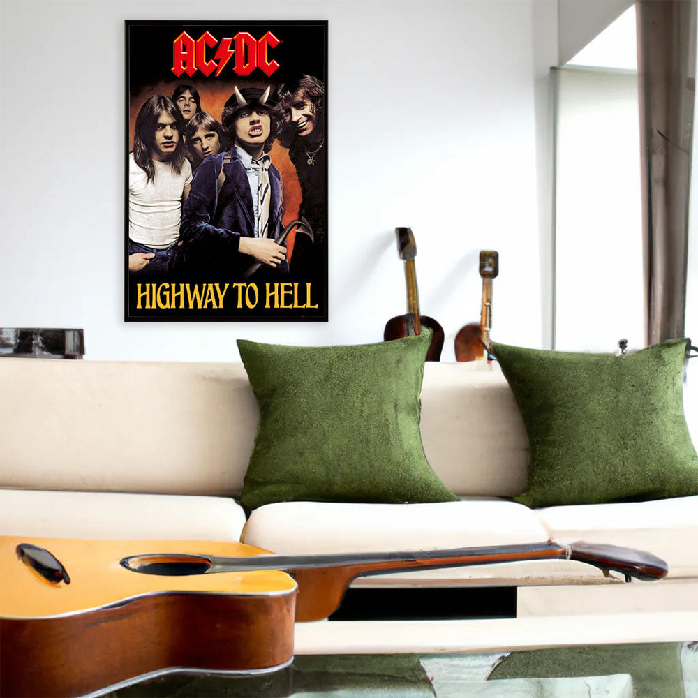 AC/DC エーシーディーシー (Back in Black 45周年 ) - Highway To Hell / ポスター