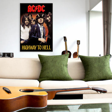 AC/DC エーシーディーシー (Back in Black 45周年 ) - Highway To Hell / ポスター