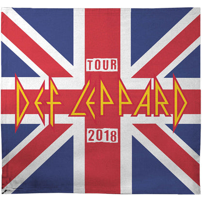 DEF LEPPARD デフレパード (デビュー 45周年 ) - 2018 Tour Union Jack (Ex-Tour) / 寝具 【公式 / オフィシャル】