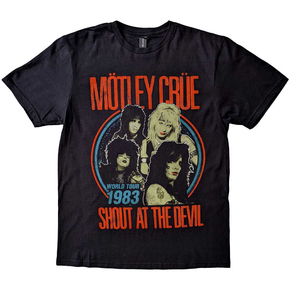 MOTLEY CRUE モトリークルー (来日 40周年 ) - Vintage World Tour Devil / Tシャツ / メンズ 【公式 / オフィシャル】