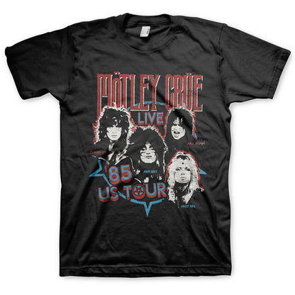 MOTLEY CRUE モトリークルー (来日 40周年 ) - LIVE 85 / Tシャツ / メンズ 【公式 / オフィシャル】