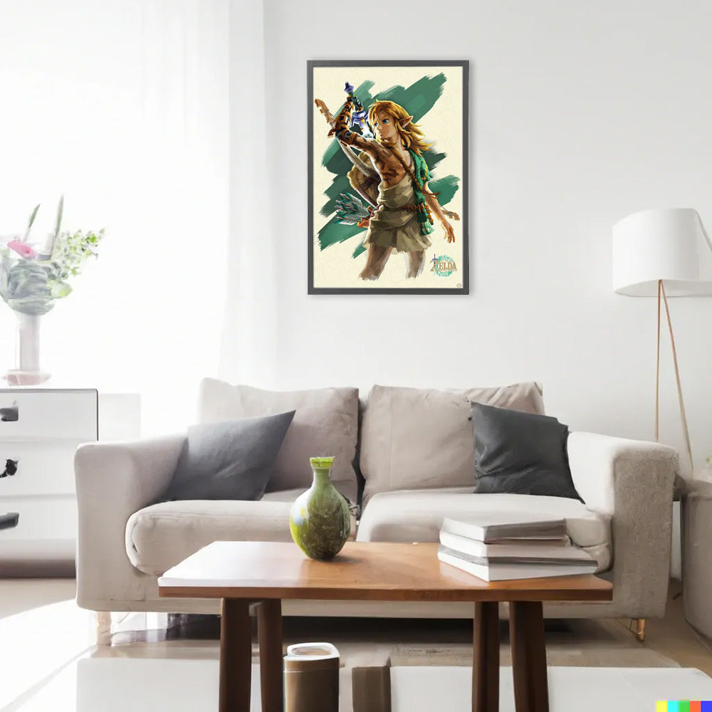 THE LEGEND OF ZELDA ゼルダの伝説 (40周年 ) - Link Unleashed / ポスター