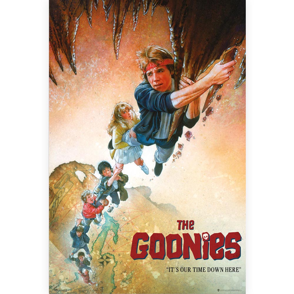 GOONIES グーニーズ (公開 40周年 ) - IT'S OUR TIME DOWN HERE / ポスター 【公式 / オフィシャル】