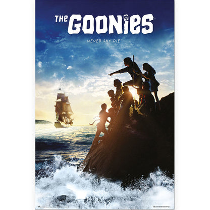 GOONIES グーニーズ (公開 40周年 ) - NEVER SAY DIE! / ポスター 【公式 / オフィシャル】