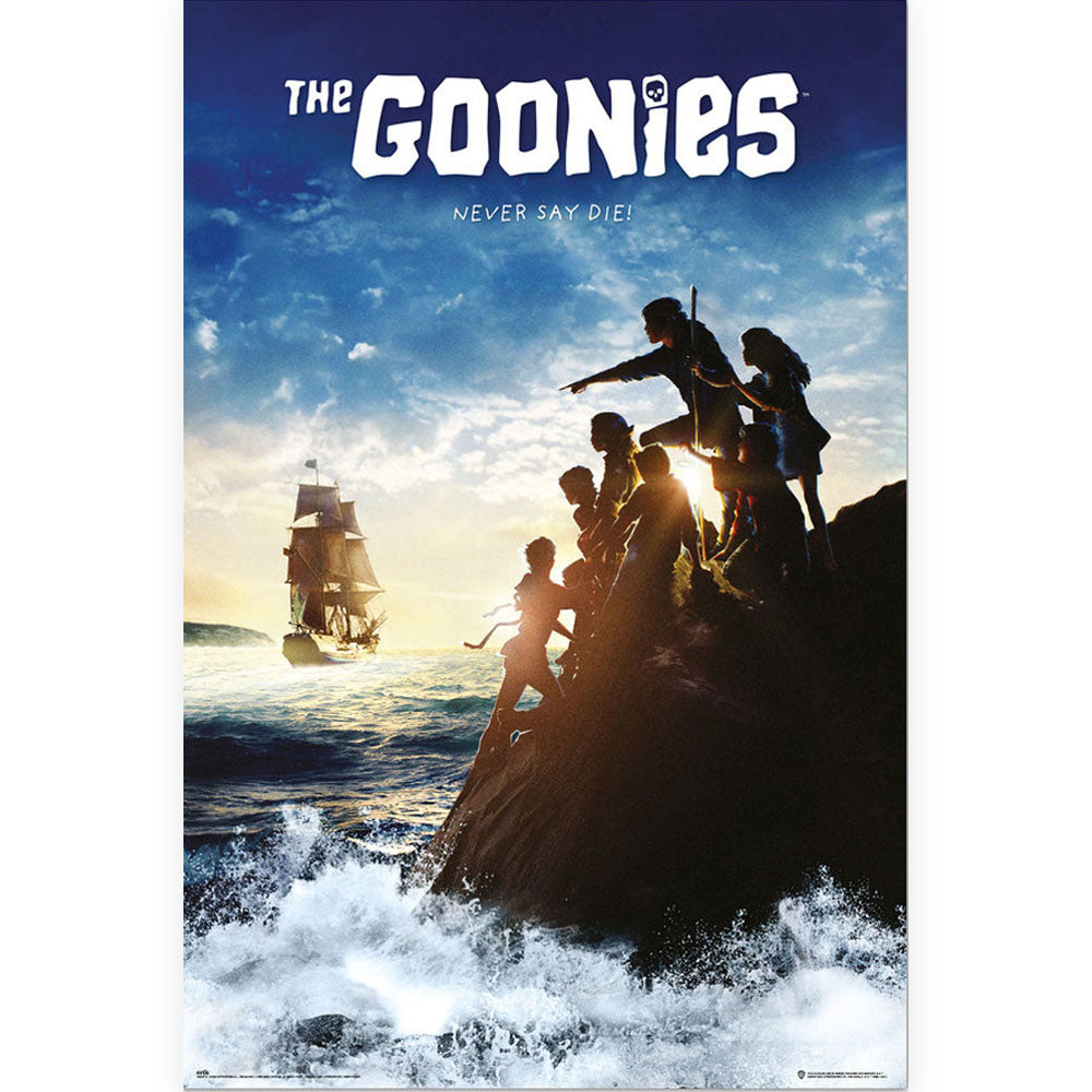 GOONIES グーニーズ (公開 40周年 ) - NEVER SAY DIE! / ポスター 【公式 / オフィシャル】