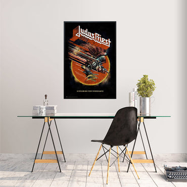 JUDAS PRIEST ジューダスプリースト - SCREAMING FOR VENGEANCE / ポスター
