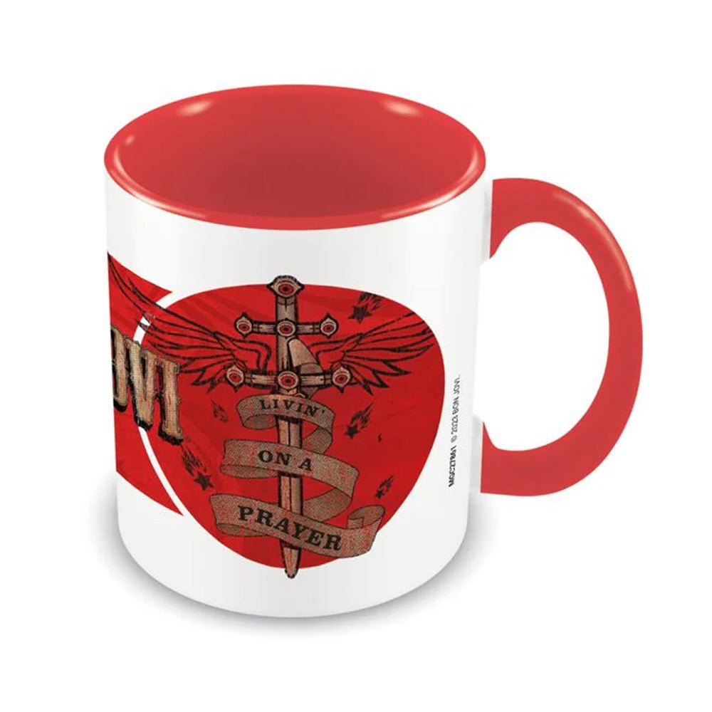 BON JOVI ボンジョヴィ - Livin' On A Prayer / マグカップ - PGS