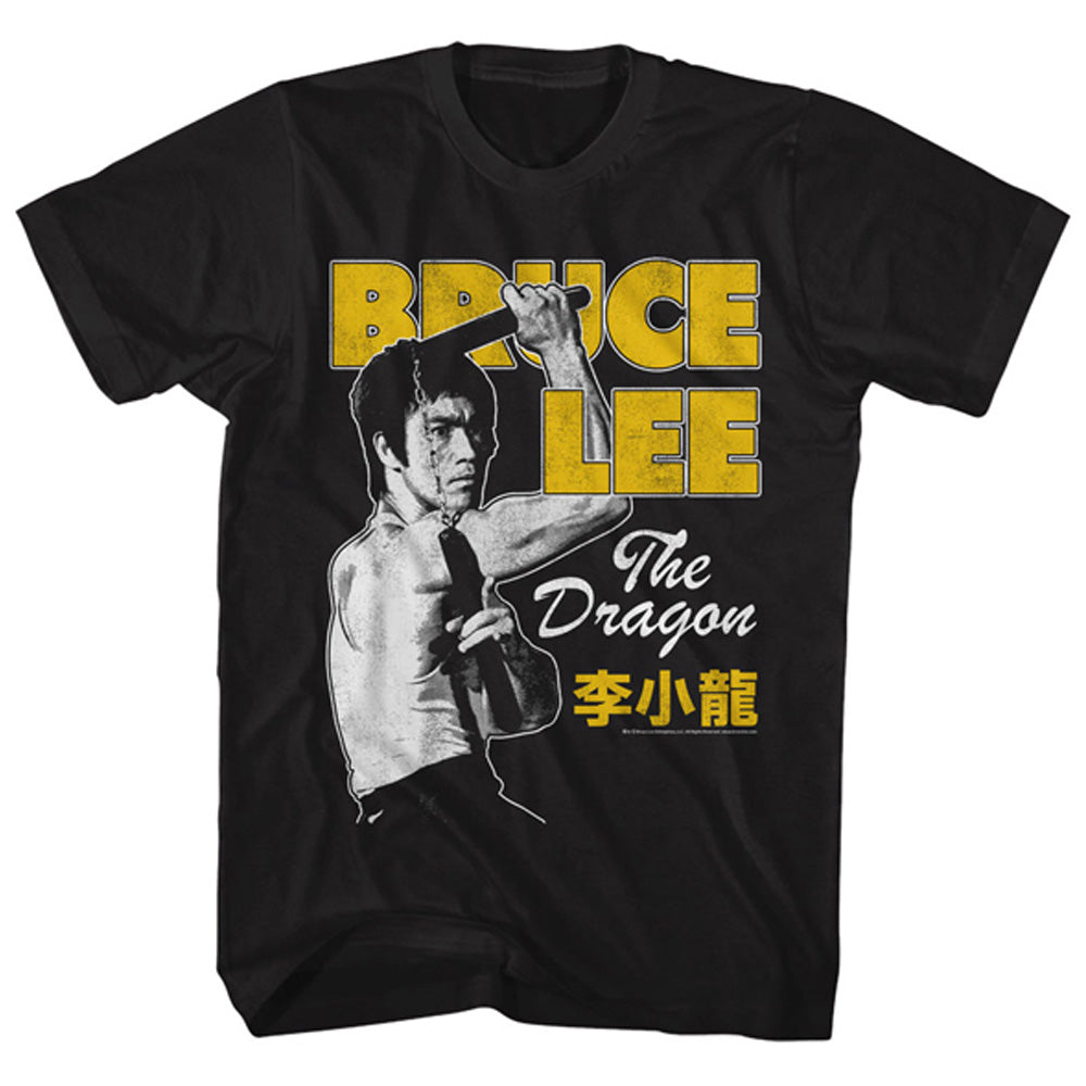 BRUCE LEE ブルースリー (生誕 85年 ) - NUNCHUCK POSE / Tシャツ / メンズ 【公式 / オフィシャル】