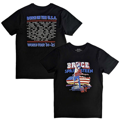 BRUCE SPRINGSTEEN ブルーススプリングスティーン (11月 映画公開 記念 ) - Born In The USA '85 / バックプリントあり / Tシャツ / メンズ 【公式 / オフィシャル】