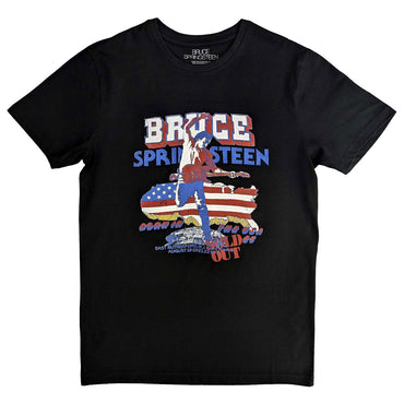 BRUCE SPRINGSTEEN ブルーススプリングスティーン (11月 映画公開 記念 ) - Born In The USA '85 / バックプリントあり / Tシャツ / メンズ 【公式 / オフィシャル】