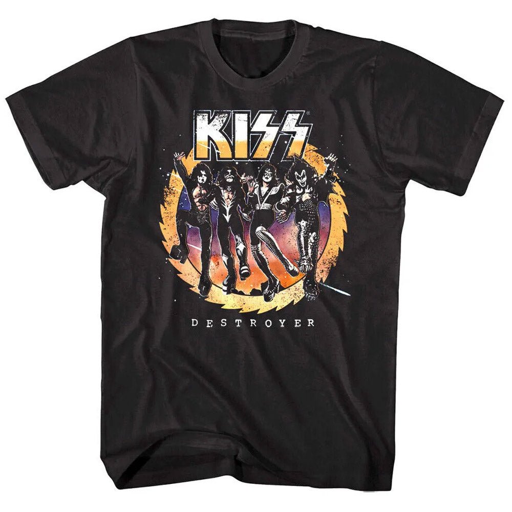 KISS キッス (エース・フレーリー 追悼 ) - DESTROYER ALBUM / バックプリントあり / Tシャツ / メンズ - PGS