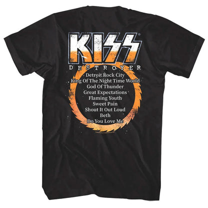 KISS キッス - DESTROYER ALBUM / バックプリントあり / Tシャツ / メンズ 【公式 / オフィシャル】