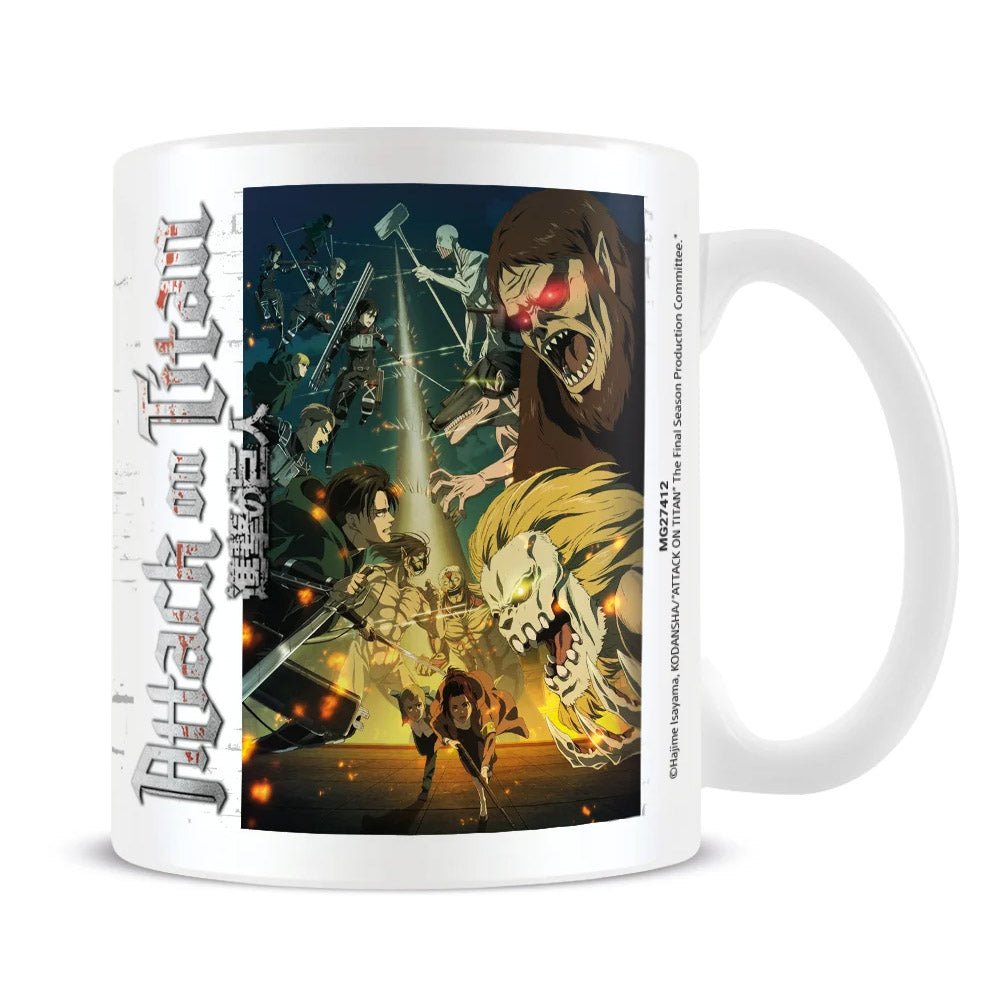 ATTACK ON TITAN 進撃の巨人 - Special Ops Squad Vs Titans / マグカップ - PGS
