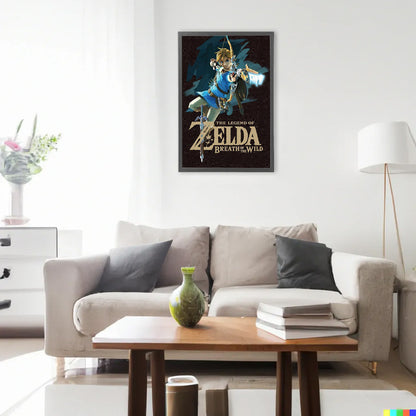 THE LEGEND OF ZELDA ゼルダの伝説 (40周年 ) - Breath of the Wild (Game Cover) / ポスター