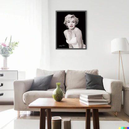 MARILYN MONROE - Red Lips / Mini / Poster