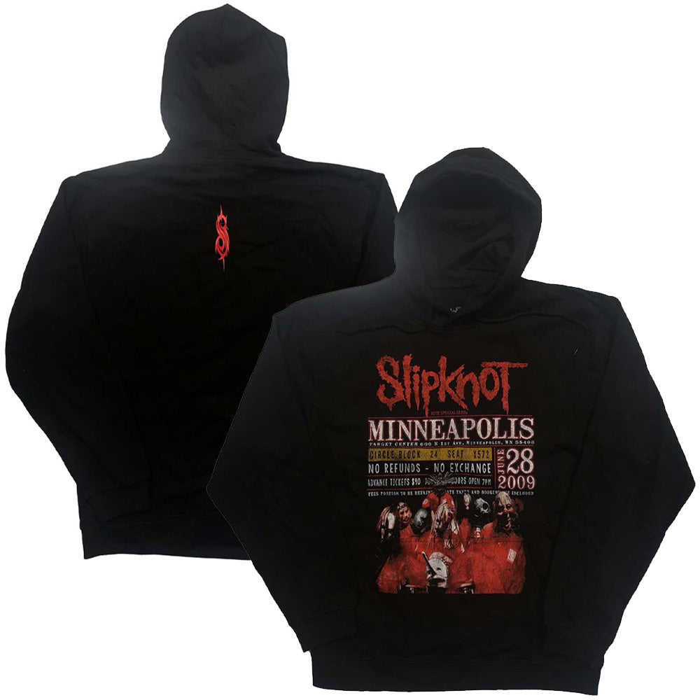 SLIPKNOT - Minneapolis '09 / バックプリントあり / ECO-Pullover Hoodie