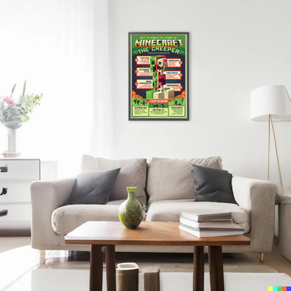 MINECRAFT Minecraft - CREEPY BEHAVIOUR / Poster