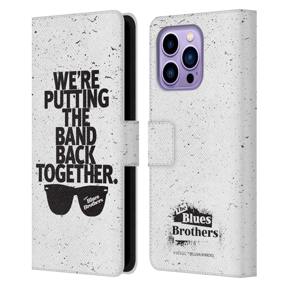 BLUES BROTHERS ブルースブラザーズ (公開 45周年 ) - The Band Back Together レザー手帳型 / Apple iPhoneケース 【公式 / オフィシャル】