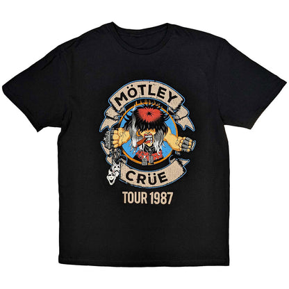 MOTLEY CRUE モトリークルー (来日 40周年 ) - Girls Girls Girls Tour '87 / Tシャツ / メンズ 【公式 / オフィシャル】