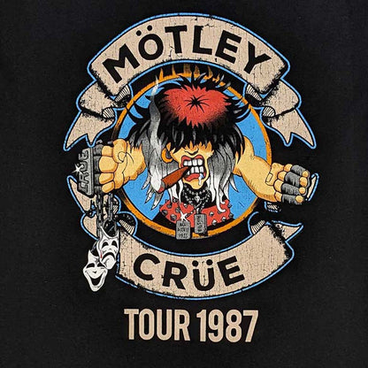 MOTLEY CRUE モトリークルー (来日 40周年 ) - Girls Girls Girls Tour '87 / Tシャツ / メンズ 【公式 / オフィシャル】