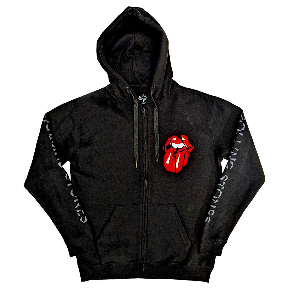 ROLLING STONES ローリングストーンズ - Hackney Diamonds Shattered Tongue / ジップ / Sleeve Print / パーカー・スウェット / メンズ 【公式 / オフィシャル】