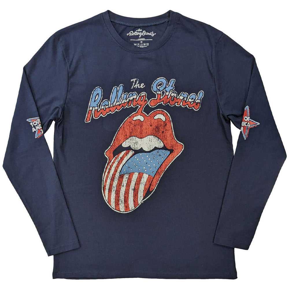 ROLLING STONES ローリングストーンズ - US Tour '78 / バックプリントあり / 長袖 / Sleeve Print / Tシャツ / メンズ 【公式 / オフィシャル】