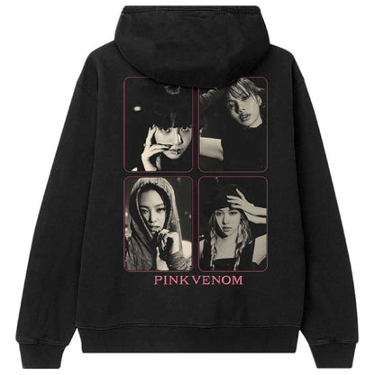 BLACKPINK ブラックピンク (2026年 1月 来日 ) - Pink Venom Group Photo / バックプリントあり / パーカー・スウェット / メンズ