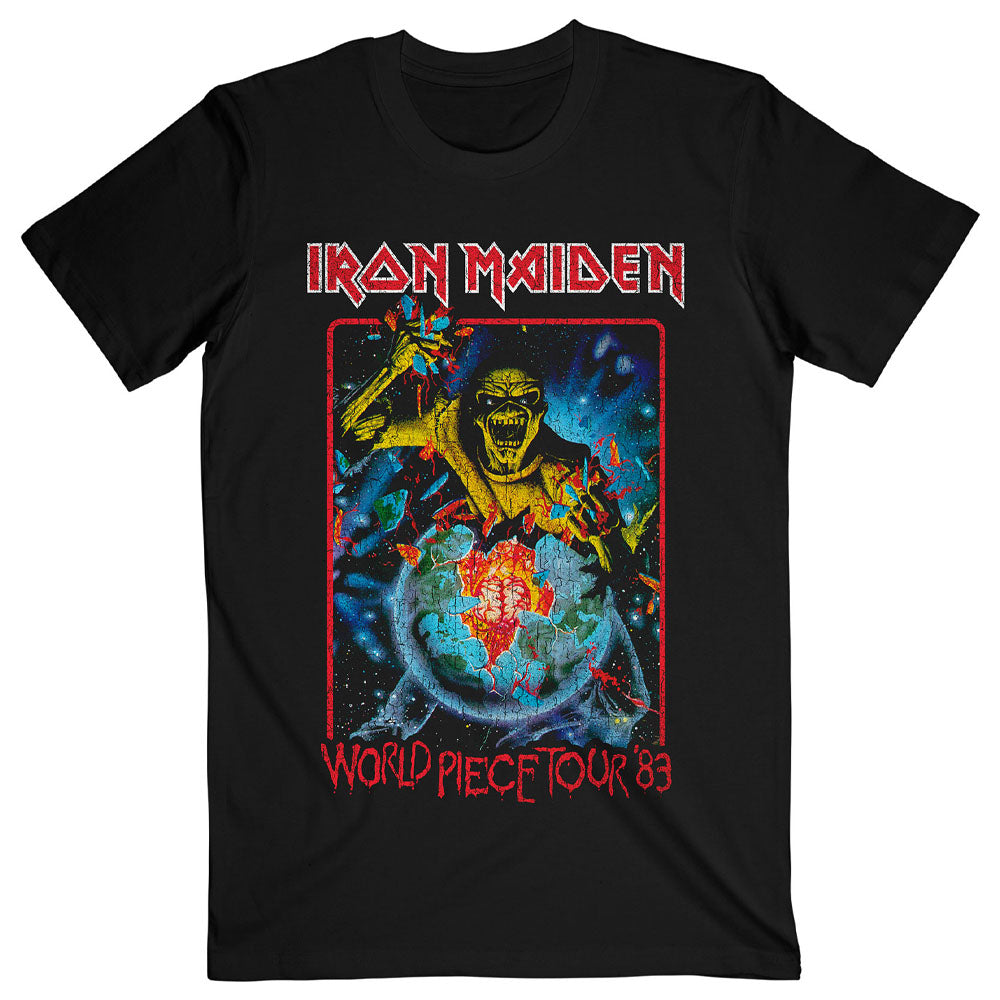 IRON MAIDEN アイアンメイデン (結成 50周年 ) - World Piece Tour '84 V.1. / Tシャツ / メンズ 【公式 / オフィシャル】