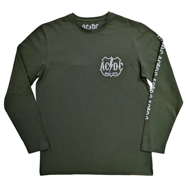 AC/DC エーシーディーシー (Back in Black 45周年 ) - Rock Or Bust / バック＆アームプリントあり / 長袖 / Tシャツ / メンズ 【公式 / オフィシャル】