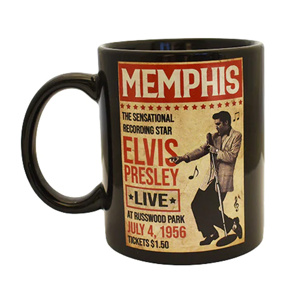
                  
                    ELVIS PRESLEY エルヴィスプレスリー (生誕 90周年 ) - Memphis Poster / マグカップ
                  
                