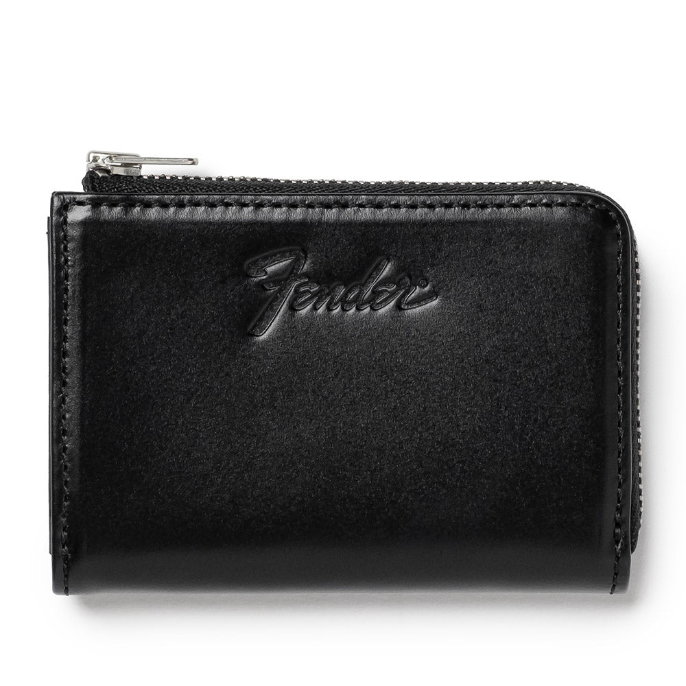 FENDER フェンダー (設立 80周年 ) - コインケース / Black / ギターピック＆ウォレットコード付き / 財布 【公式 / オフィシャル】